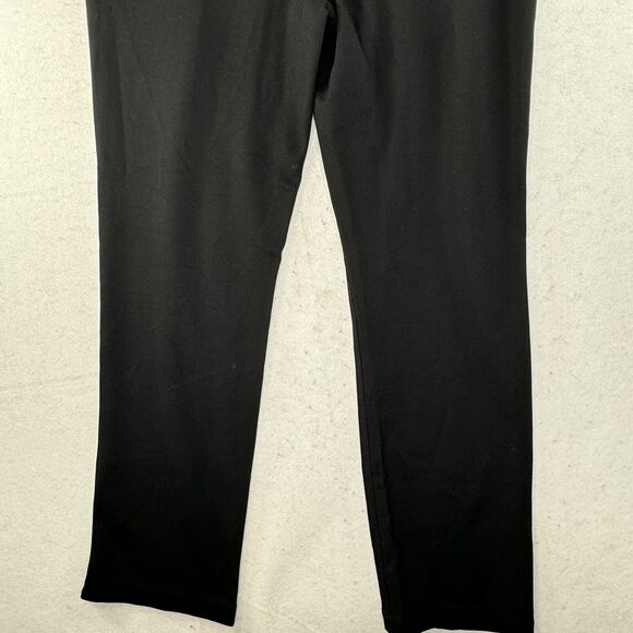 Swing Control Golf Pants Mens Size 36 X 32 Solid Black Stretchy W/ Ankle Slit - Picture 7 of 12